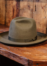 Barstow Wide Brim Fedora - Moss