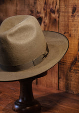 Barstow Wide Brim Fedora - Moss
