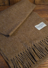 Merino Wool Scarf - Chocolate