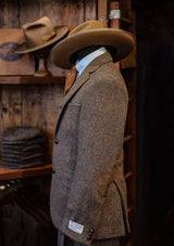 Edison Harris Tweed Jacket - Brown Check