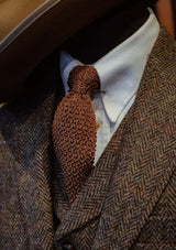 Edison Harris Tweed Jacket - Brown Check