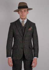 Edison Harris Tweed Jacket - Red Check
