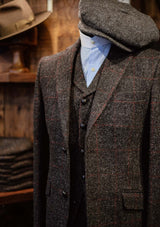 Edison Harris Tweed Jacket - Red Check