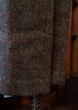 Edison Harris Tweed Trousers - Brown Check