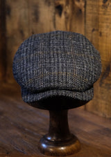 Geary Flat Cap - Harris Tweed Check
