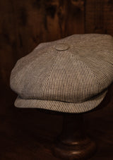 Gower Baker Boy - (Mid-Width) Denim Stripe