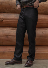 Jack Trouser - Black Flannel