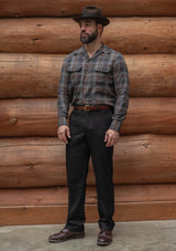 Jack Trouser - Black Flannel