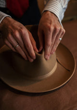 Burbank Rancher Hat - Open Crown - Oat