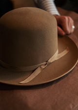 Burbank Rancher Hat - Open Crown - Oat
