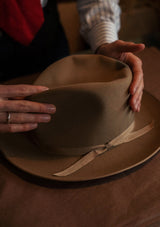 Burbank Rancher Hat - Open Crown - Oat
