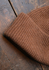 Lambswool Beanie Hat - Pecan