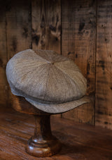 Regent Baker Boy - (Narrow Width) Summer Silk - Grey Herringbone