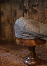 Regent Baker Boy - (Narrow Width) Summer Silk - Grey Herringbone