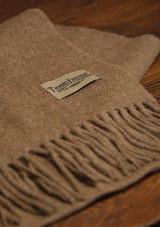 Merino Wool Scarf - Sand