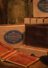 Saddle Leather Wallet - Dark Brown