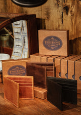 Saddle Leather Wallet - Tan