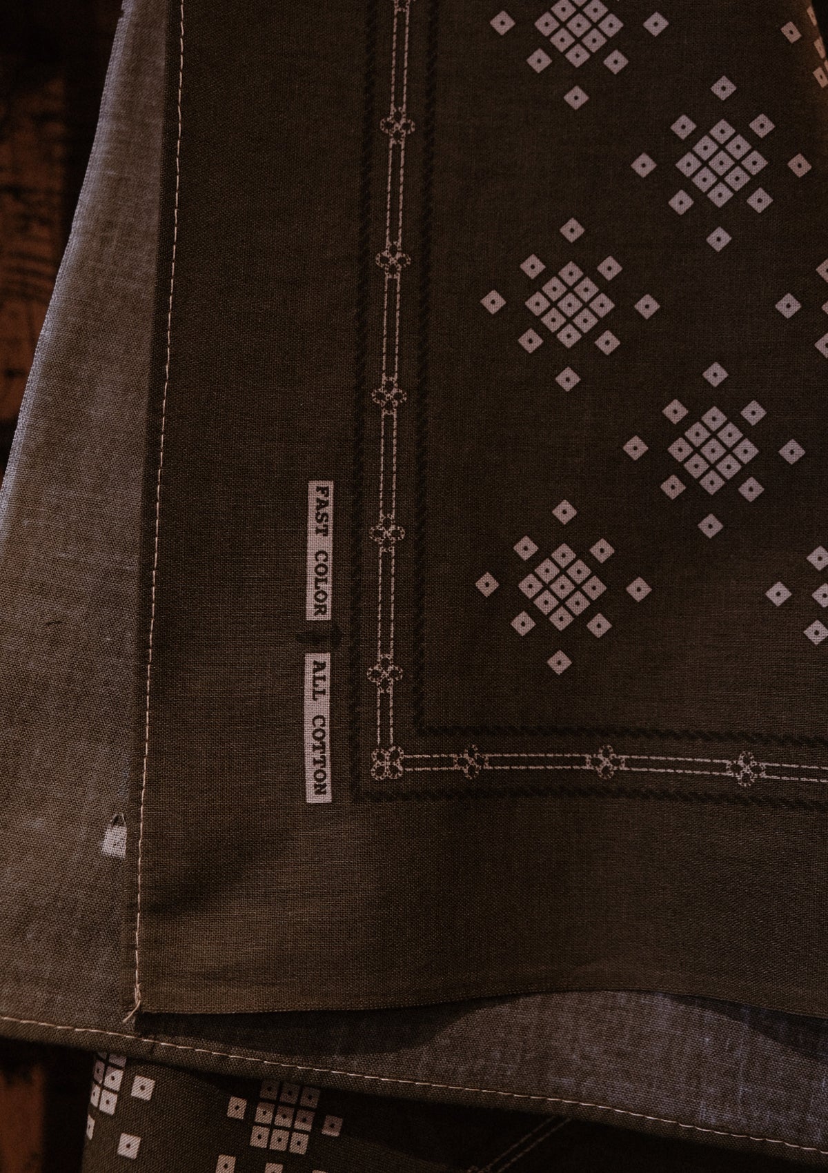 Limited Edition 'Arctic Circle' 100% Selvedge Cotton Bandana - #10