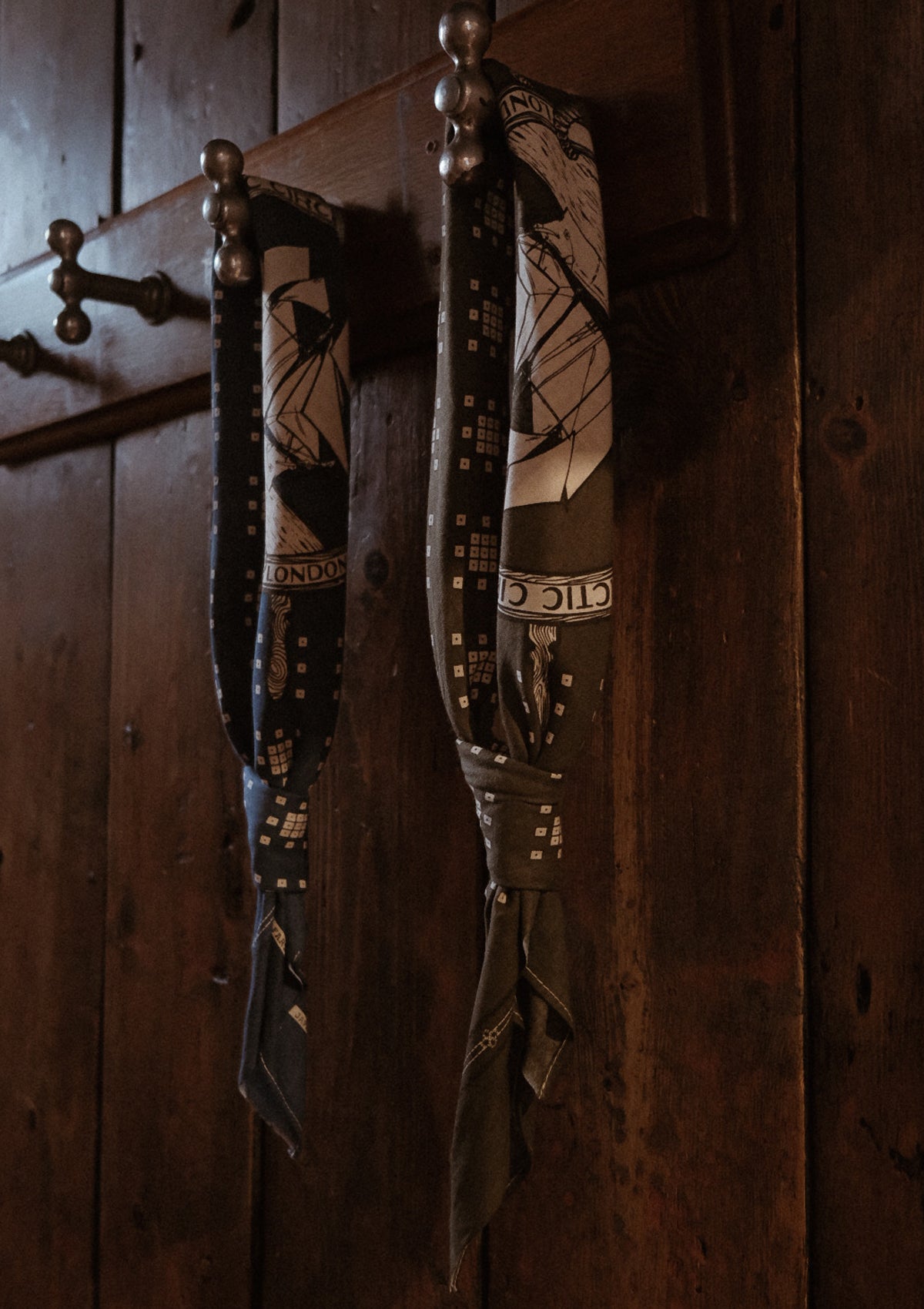 Limited Edition 'Arctic Circle' 100% Selvedge Cotton Bandana - #9