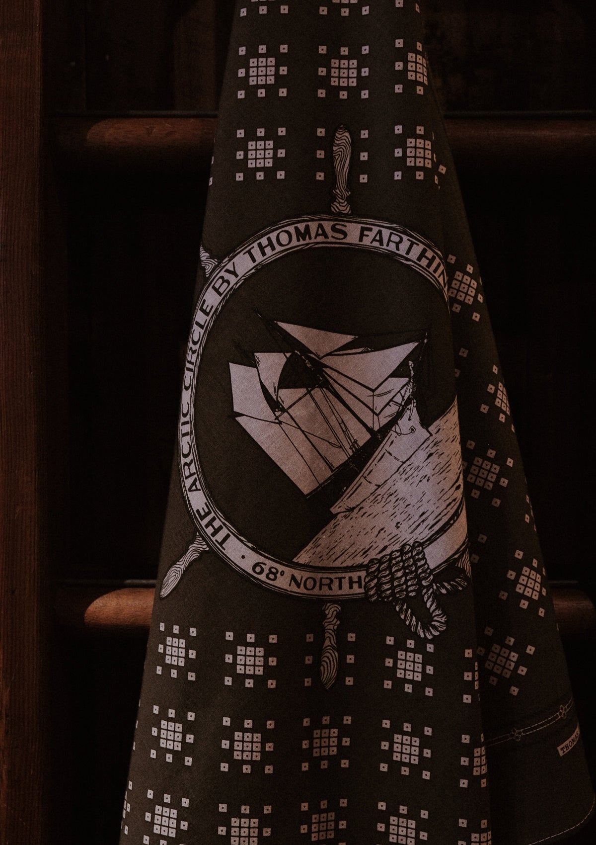 Limited Edition 'Arctic Circle' 100% Selvedge Cotton Bandana - #10