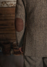 The Bailey Harris Tweed Suit - Old Oak Herringbone