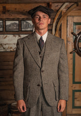 The Bailey Harris Tweed Suit - Old Oak Herringbone