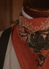 ‘Dead Lotus’ 100% Cotton Selvedge Bandana - #1