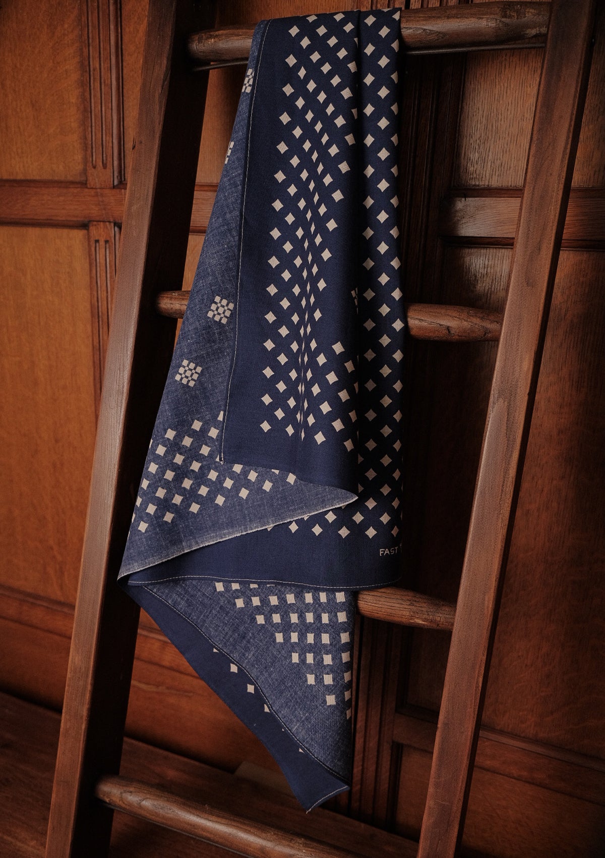 'Indigo Wayfarer' 100% Selvedge Cotton Bandana - #6