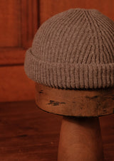 Lambswool Beanie Hat - Grey