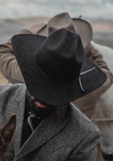 Cattleman Hat - Black Fur Felt