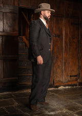 Hawthorne Clark Trousers - Farriers Black Linen