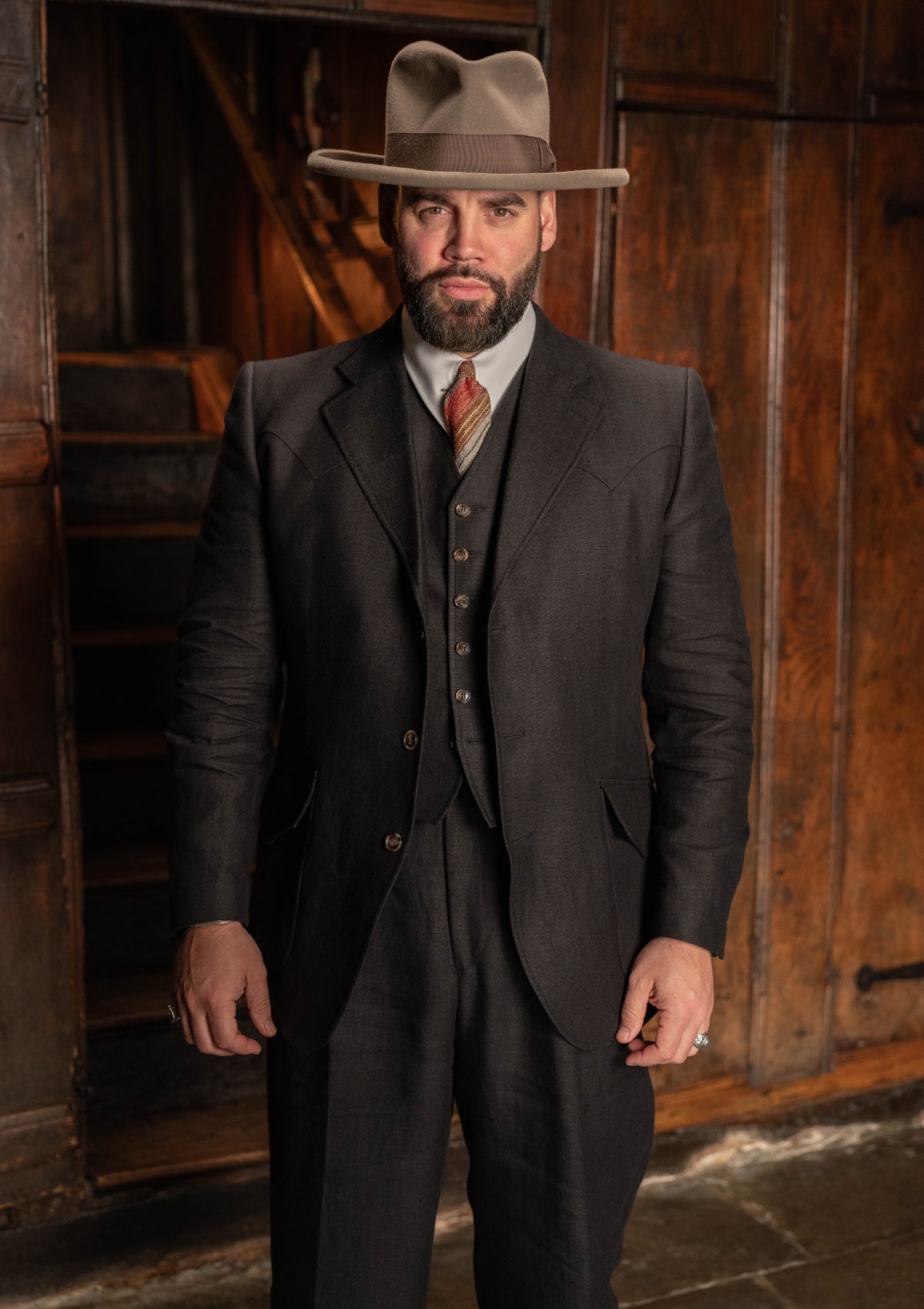 Hawthorne Jacket - Farriers Black Linen