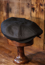 Stanton Baker Boy - (Wide-Width) Black Linen