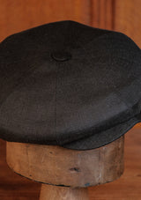 Stanton Baker Boy - (Wide-Width) Slate Black Linen