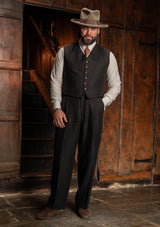 The Hawthorne Suit - Farriers Black Linen