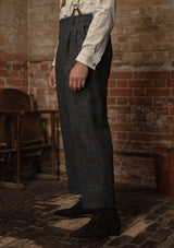 Bailey Harris Tweed Clark Trouser - Atlantic Blue Check