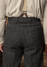 Bailey Harris Tweed Clark Trouser - Atlantic Blue Check