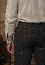 Bailey Harris Tweed Classic Trouser - Atlantic Blue Check