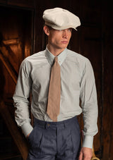 Spearpoint Japanese Cotton Shirt - Sky Check