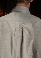Spearpoint Japanese Cotton Shirt - Sky Check
