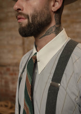 Spearpoint Japanese Cotton Shirt - Blue Stripe