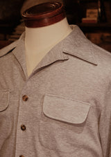 Connell Super-soft Cotton Board Shirt - Flannel Grey