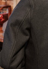 Seabrook Cropped Pure Wool Jacket - Navy