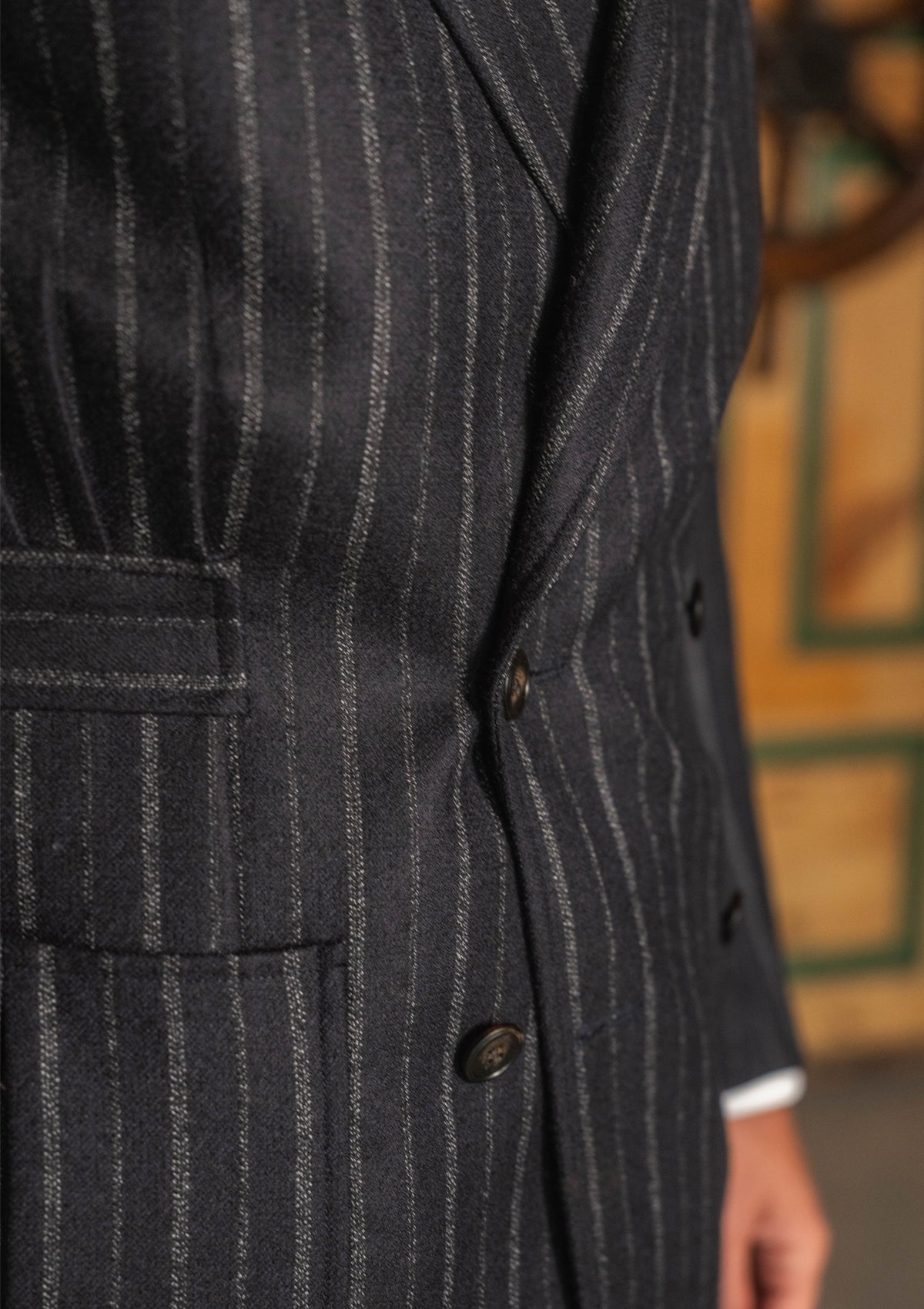 Broadway Jacket - Atlantic Chalk Stripe