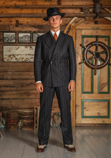 The Broadway Suit - Atlantic Chalk Stripe