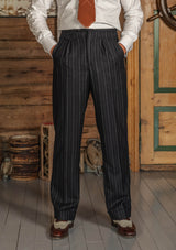 The Broadway Suit - Atlantic Chalk Stripe