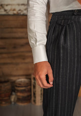 The Broadway Suit - Atlantic Chalk Stripe