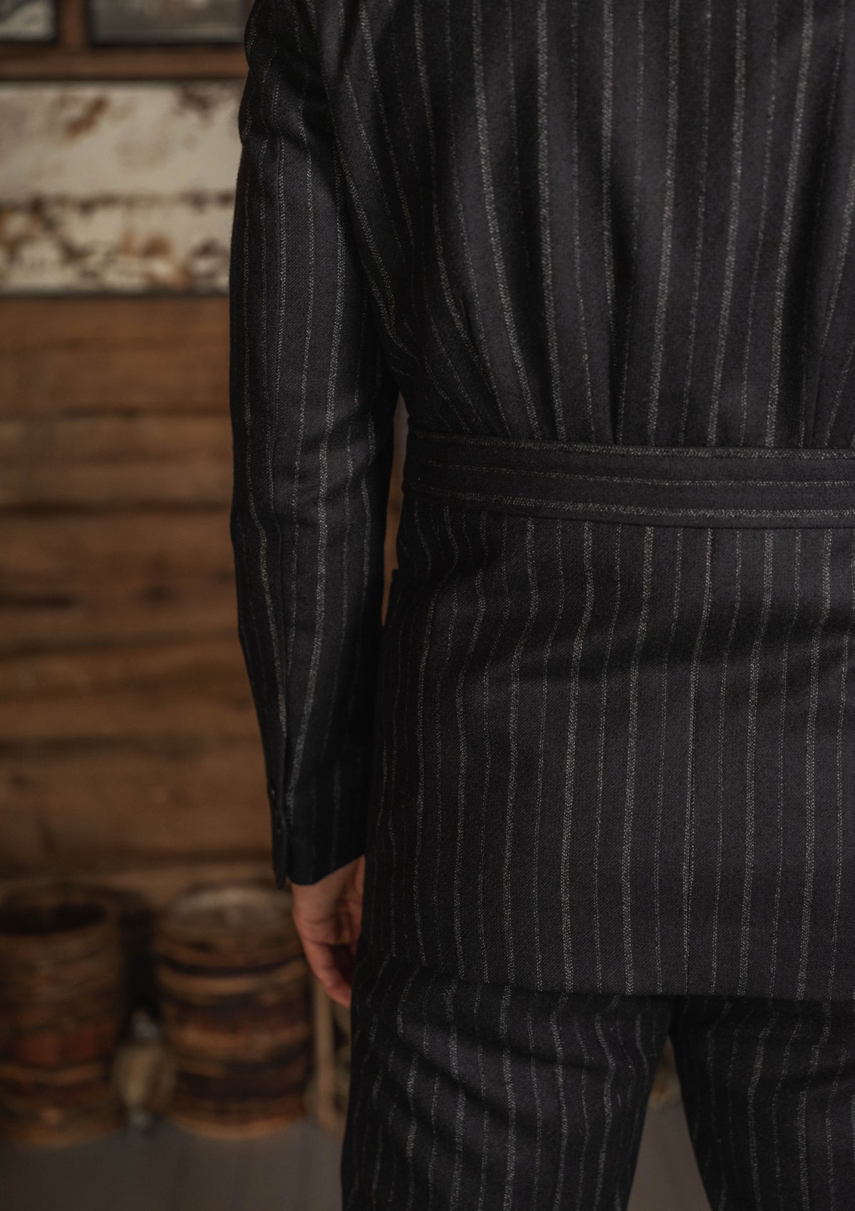 Broadway Jacket - Atlantic Chalk Stripe