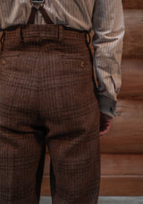 Brockman Harris Tweed Clark Trouser - Autumn Leaf Check