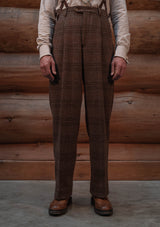 Brockman Harris Tweed Clark Trouser - Autumn Leaf Check